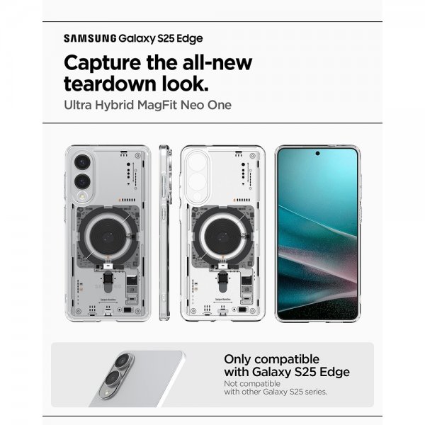 Spigen Samsung Galaxy S25 Edge Skal Ultra Hybrid Neo One MagFit