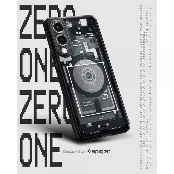 Spigen Samsung Galaxy S25 Edge Skal Ultra Hybrid Zero One MagFit Svart