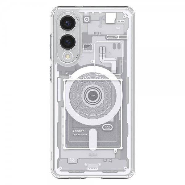 Spigen Samsung Galaxy S25 Edge Skal Ultra Hybrid Zero One MagFit Vit