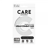 CARE by PanzerGlass Samsung Galaxy S25 Edge Skal Urban Combat MagSafe Vit