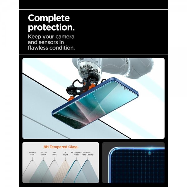 Spigen Samsung Galaxy S25 Edge Skärmskydd GLAS.tR EZ Fit Pro