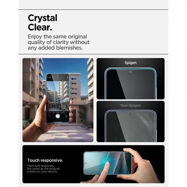 Spigen Samsung Galaxy S25 Edge Skärmskydd GLAS.tR EZ Fit Pro