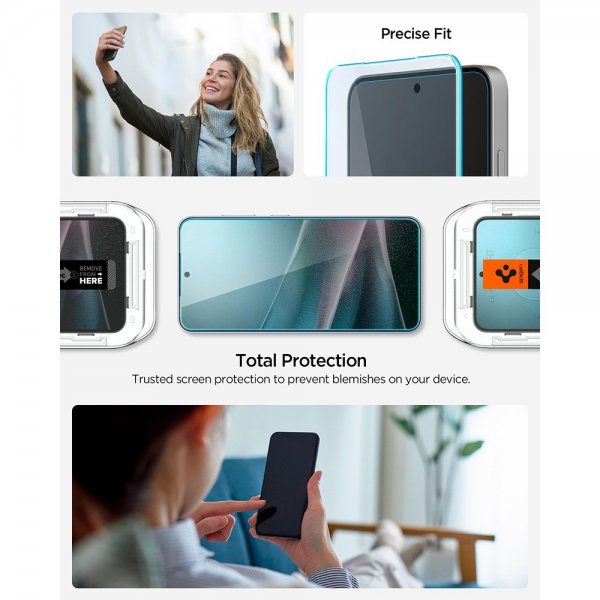 Spigen Samsung Galaxy S25 Edge Skärmskydd GLAS.tR EZ Fit Pro