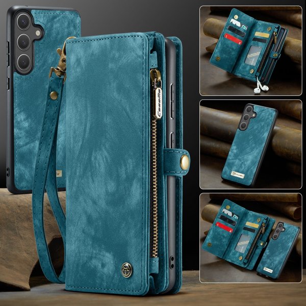 CaseMe Samsung Galaxy S25 FE Fodral 008 Series Löstagbart Skal Blå