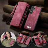 CaseMe Samsung Galaxy S25 FE Fodral 008 Series Löstagbart Skal Röd