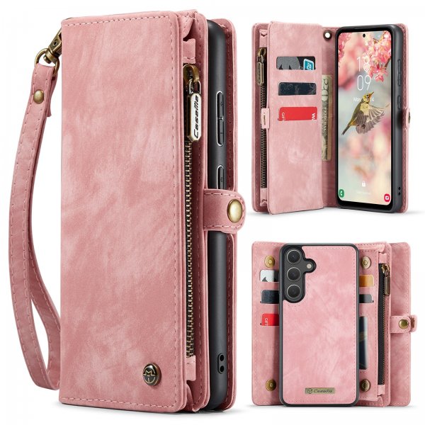CaseMe Samsung Galaxy S25 FE Fodral 008 Series Löstagbart Skal Rosa