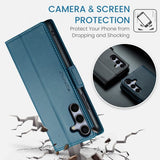 CaseMe Samsung Galaxy S25 FE Fodral 023 Series Blå