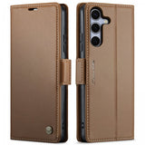 CaseMe Samsung Galaxy S25 FE Fodral 023 Series Brun