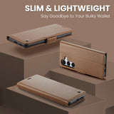CaseMe Samsung Galaxy S25 FE Fodral 023 Series Brun