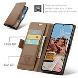 CaseMe Samsung Galaxy S25 FE Fodral 023 Series Brun
