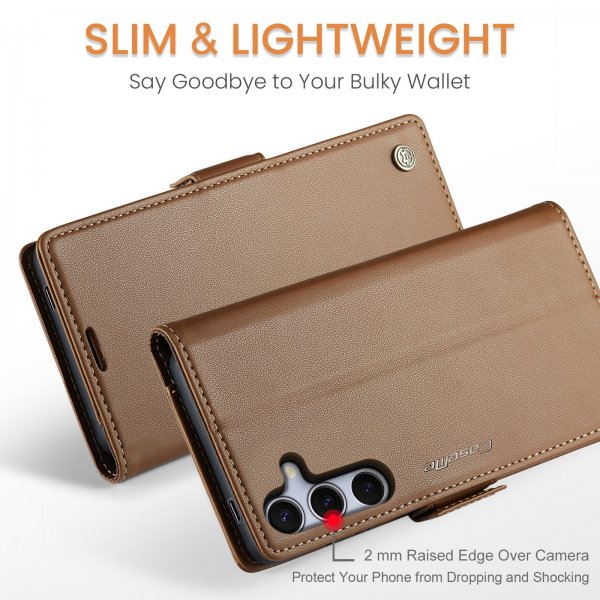 CaseMe Samsung Galaxy S25 FE Fodral 023 Series Brun