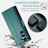 CaseMe Samsung Galaxy S25 FE Fodral 023 Series Grön