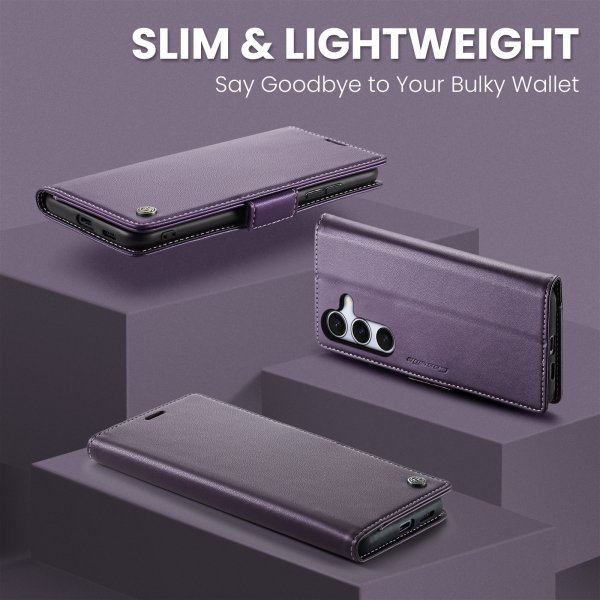CaseMe Samsung Galaxy S25 FE Fodral 023 Series Lila