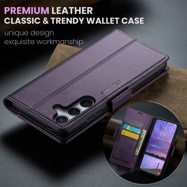 CaseMe Samsung Galaxy S25 FE Fodral 023 Series Lila