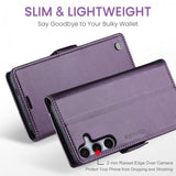 CaseMe Samsung Galaxy S25 FE Fodral 023 Series Lila
