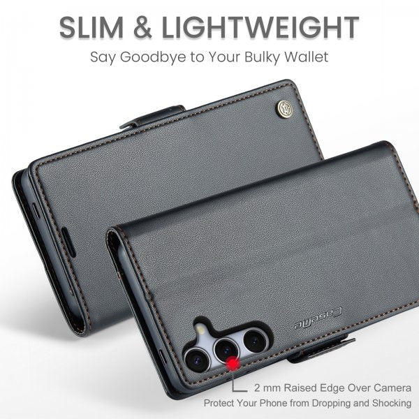 CaseMe Samsung Galaxy S25 FE Fodral 023 Series Svart