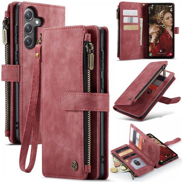 CaseMe Samsung Galaxy S25 FE Fodral C30 Series Röd