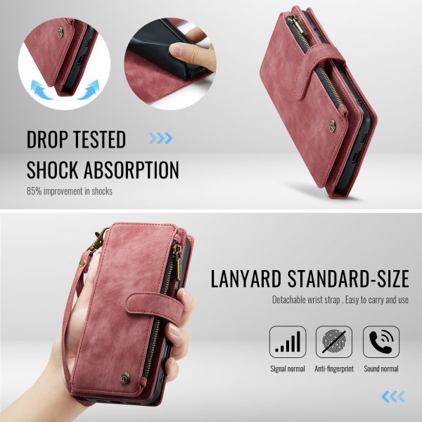 CaseMe Samsung Galaxy S25 FE Fodral C30 Series Röd