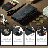 CaseMe Samsung Galaxy S25 FE Fodral C30 Series Svart