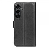 Samsung Galaxy S25 FE Fodral Litchi Svart