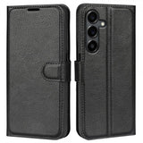 Samsung Galaxy S25 FE Fodral Litchi Svart