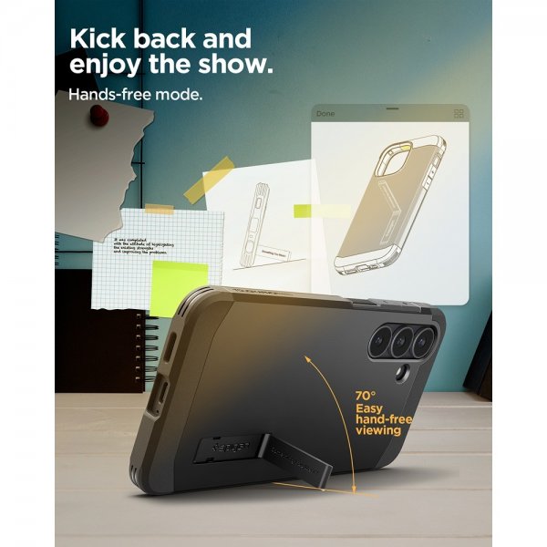 Spigen Samsung Galaxy S25 FE Skal Tough Armor MagFit Svart