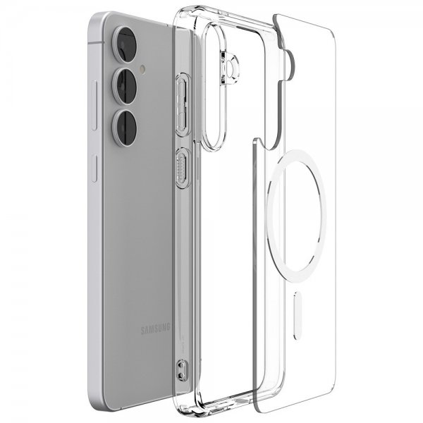 Spigen Samsung Galaxy S25 FE Skal Ultra Hybrid MagFit Clear White