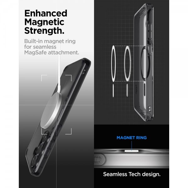 Spigen Samsung Galaxy S25 FE Skal Ultra Hybrid MagFit Frost Black