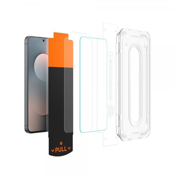Spigen Samsung Galaxy S25 FE Skärmskydd GLAS.tR EZ Fit Pro 2-pack