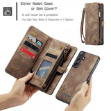CaseMe Samsung Galaxy S25 Fodral 008 Series Löstagbart Skal Brun
