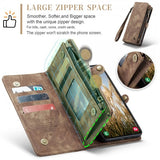 CaseMe Samsung Galaxy S25 Fodral 008 Series Löstagbart Skal Brun