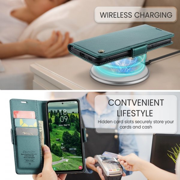 CaseMe Samsung Galaxy S24/S25 Fodral 023 Series Grön