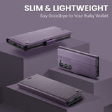 CaseMe Samsung Galaxy S24/S25 Fodral 023 Series Lila