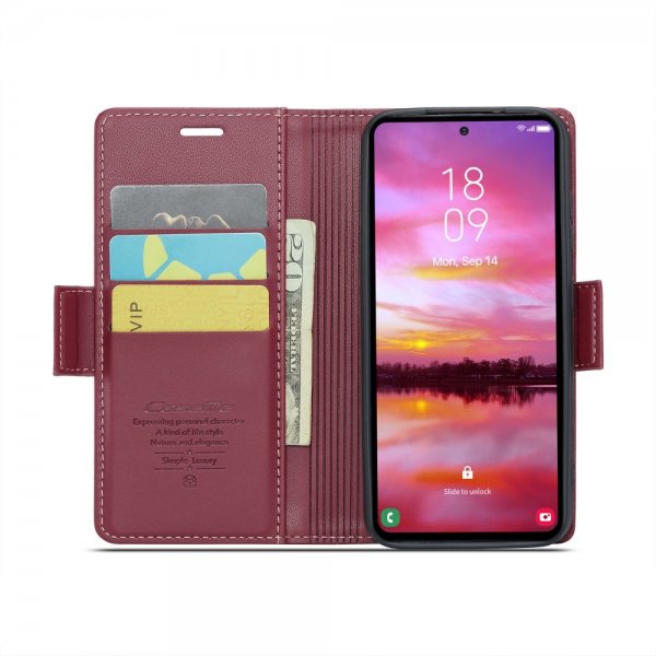 CaseMe Samsung Galaxy S24/S25 Fodral 023 Series Röd