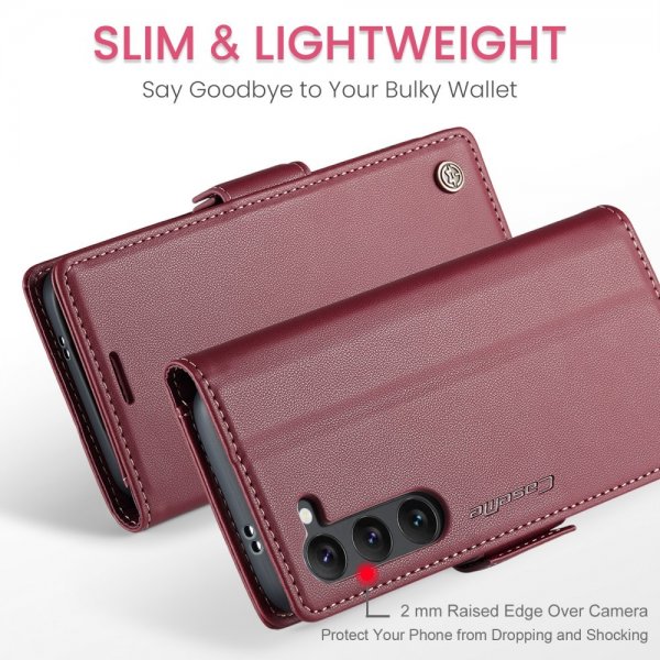 CaseMe Samsung Galaxy S24/S25 Fodral 023 Series Röd