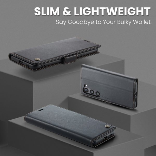 CaseMe Samsung Galaxy S24/S25 Fodral 023 Series Svart