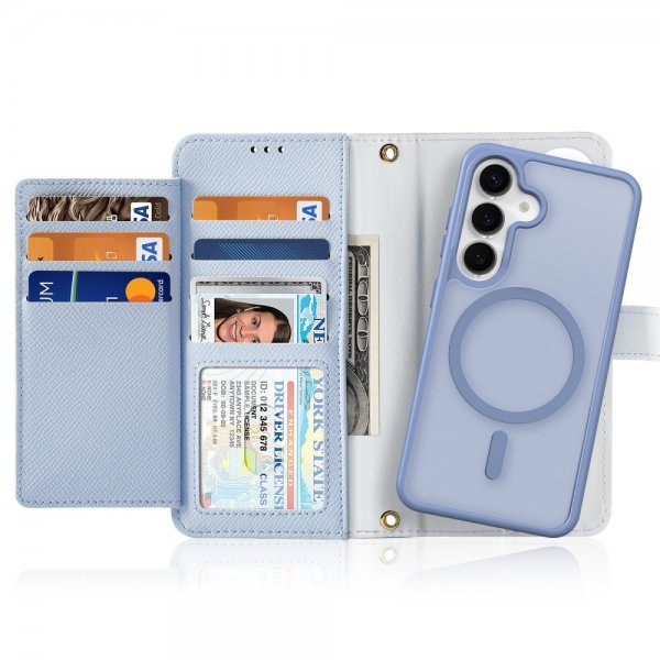 Dux Ducis Samsung Galaxy S25 Fodral 2-i-1 Lawa Series MagSafe Blå