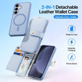 Dux Ducis Samsung Galaxy S25 Fodral 2-i-1 Lawa Series MagSafe Blå