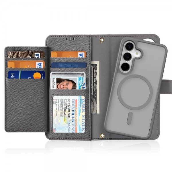 Dux Ducis Samsung Galaxy S25 Fodral 2-i-1 Lawa Series MagSafe Grå