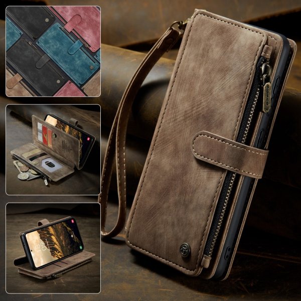 CaseMe Samsung Galaxy S24/S25 Fodral C30 Series Brun