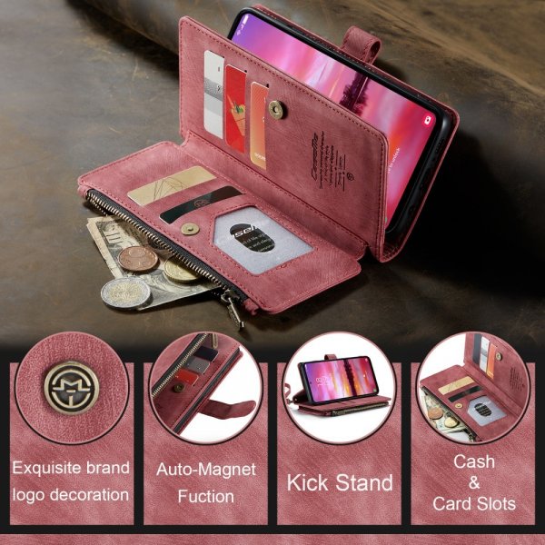 CaseMe Samsung Galaxy S24/S25 Fodral C30 Series Röd
