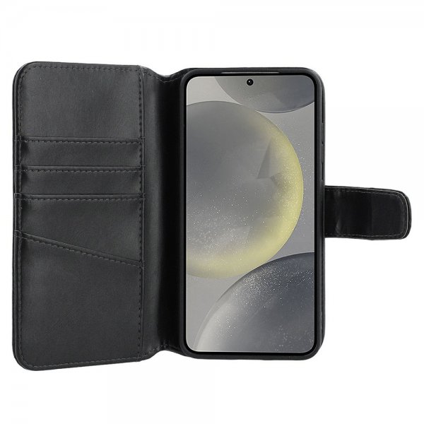 Nordic Covers Samsung Galaxy S24/Galaxy S25 Fodral Essential Leather Raven Black
