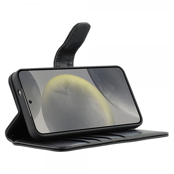 Nordic Covers Samsung Galaxy S24/Galaxy S25 Fodral Essential Leather Raven Black