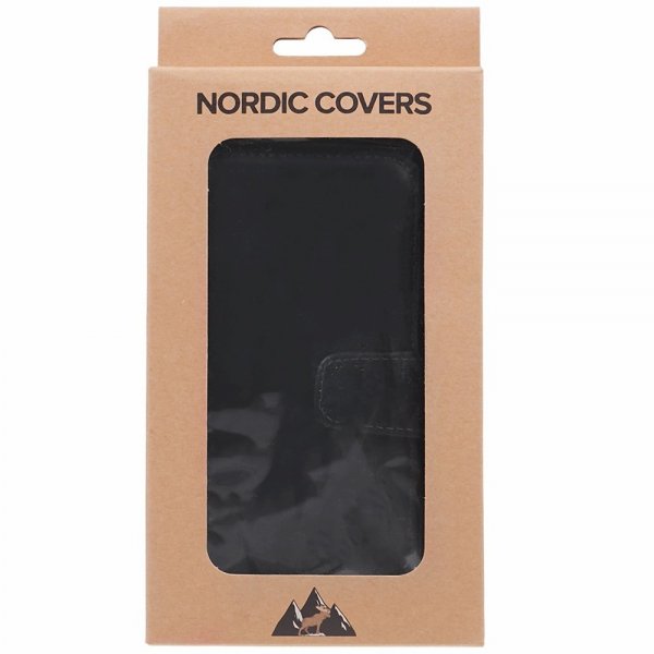 Nordic Covers Samsung Galaxy S24/Galaxy S25 Fodral Essential Leather Raven Black