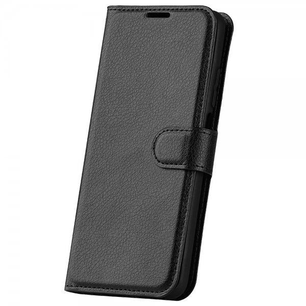Samsung Galaxy S25 Fodral Litchi Svart