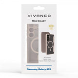 Vivanco Samsung Galaxy S25 Fodral Mag Wallet Greige