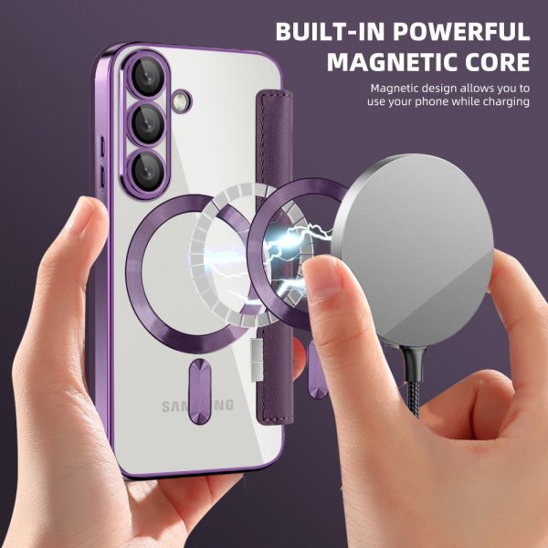 Samsung Galaxy S25 Fodral MagSafe Lila