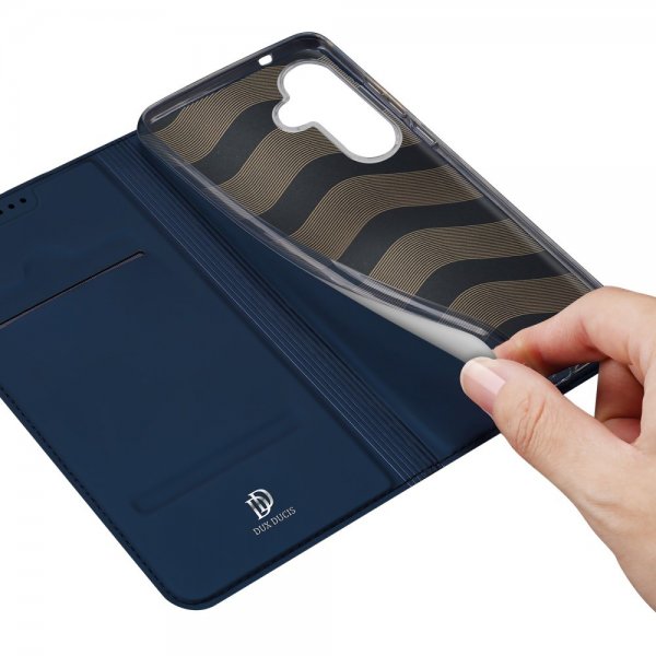 Dux Ducis Samsung Galaxy S25 Fodral Skin Pro Series Blå