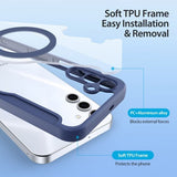 Dux Ducis Samsung Galaxy S25 Fodral Skin X Pro Series MagSafe Blå