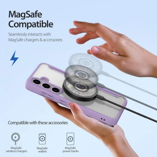 Dux Ducis Samsung Galaxy S25 Fodral Skin X Pro Series MagSafe Lila